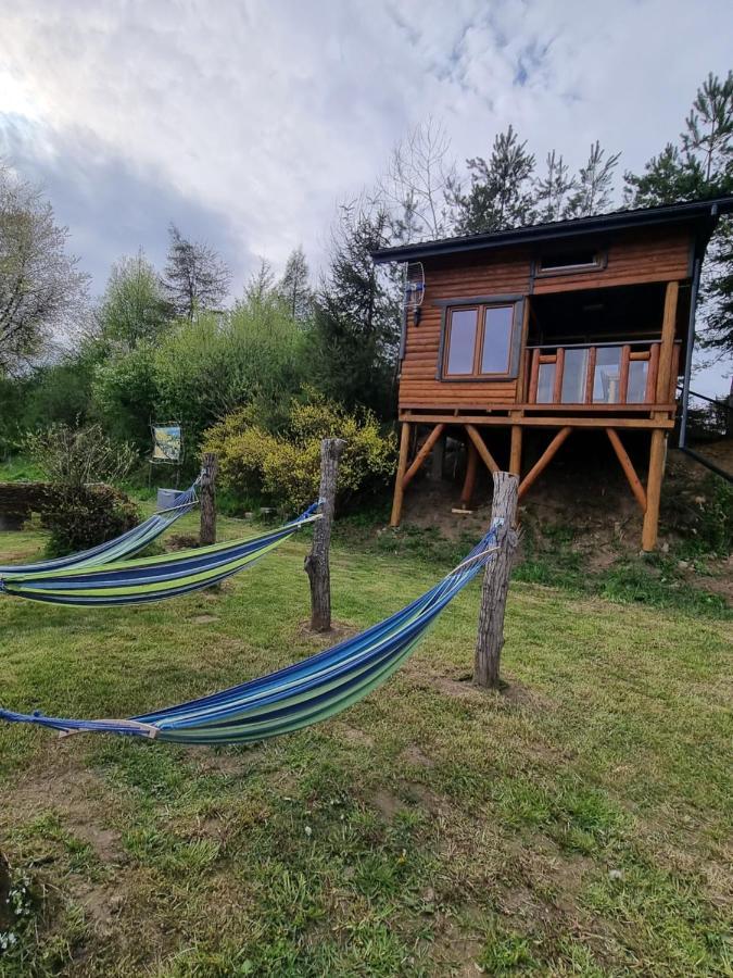 Domki Nad Sanem Lesko Kültér fotó